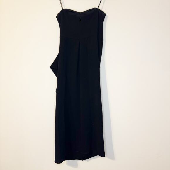 Jonathan Simkhai Keelan Black Strapless Bustier Midi Dress 2 - Picture 8 of 11